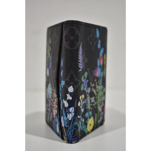 Louis Vuitton Monogram Eclipse Foliage Floral Multicolor Pocket Organizer Wallet - Picture 3 of 9